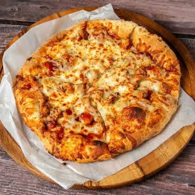 BBQ Chicken Pizza.