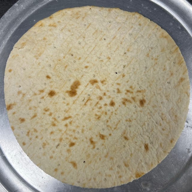 Crispy Thin Cheese Pizza.