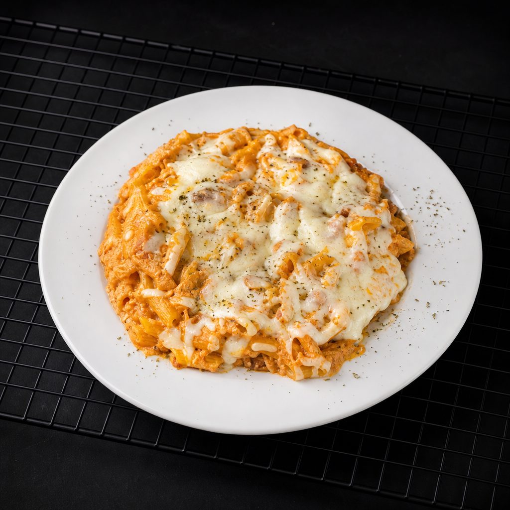 Baked Ziti with Chicken.