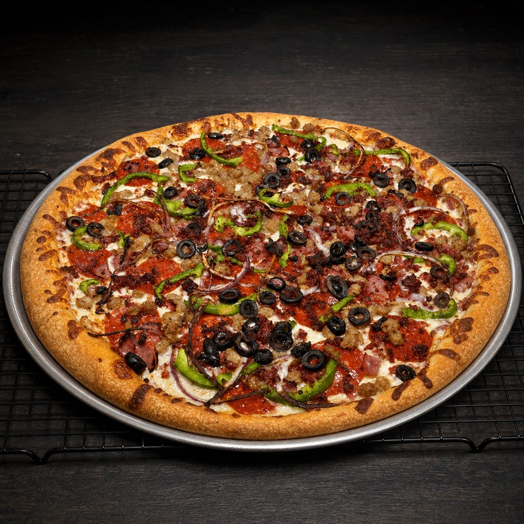 Deluxe Pizza.