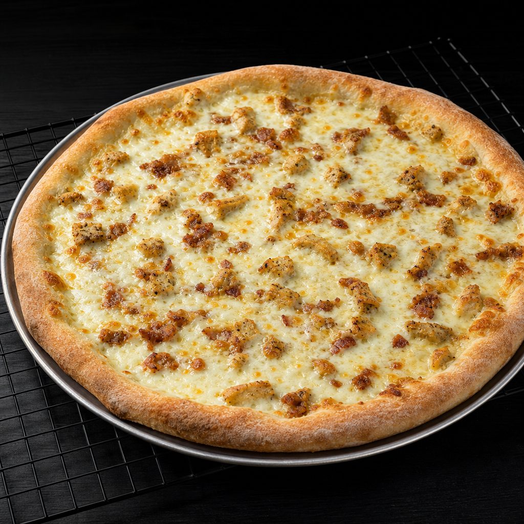 Chicken Ranchero Pizza.