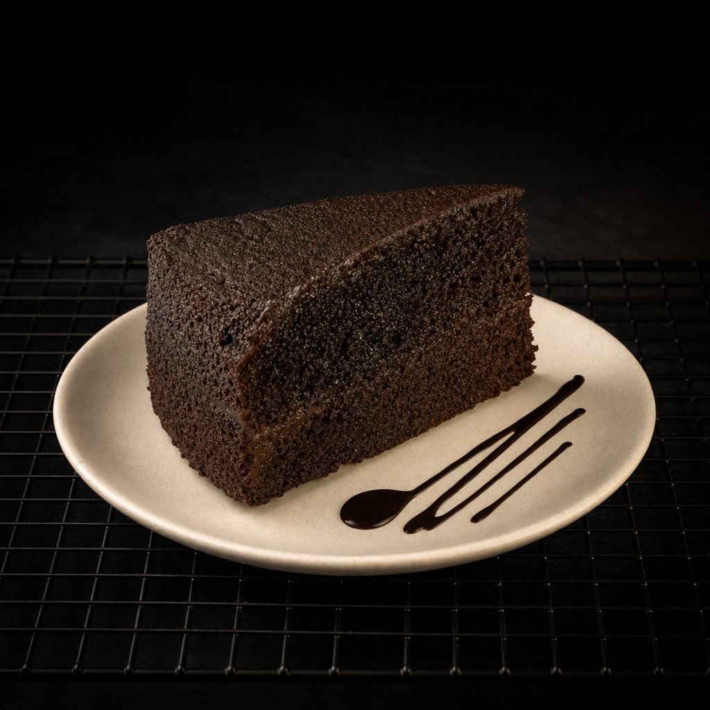 Double Chocolate Cake.