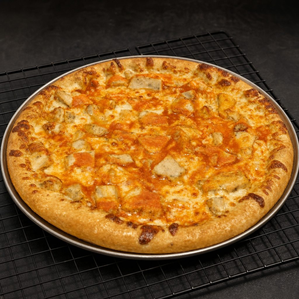 Buffalo Chicken Pizza.