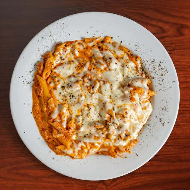 Baked Ziti with Chicken.