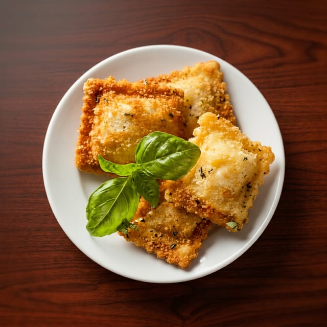 Fried Cheese Ravioli.