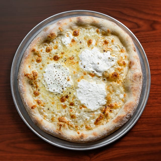 NY White Pizza.