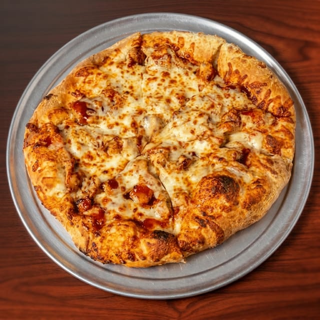 BBQ Chicken Pizza.