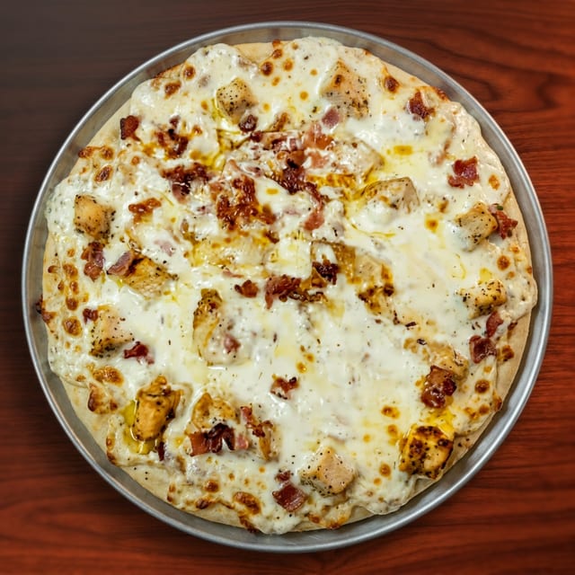 Chicken Ranchero Pizza.