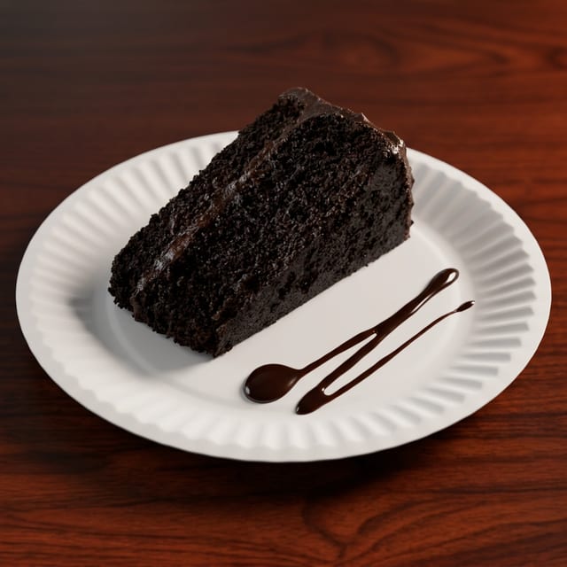 Double Chocolate Cake.